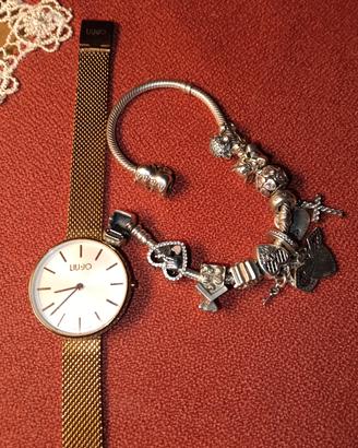 orologio e bracciale 