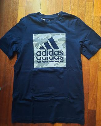 T-shirt Adidas ragazzo blu