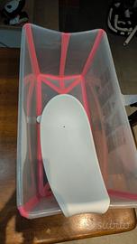vaschetta Stokke + supporto bagnetto bebè 