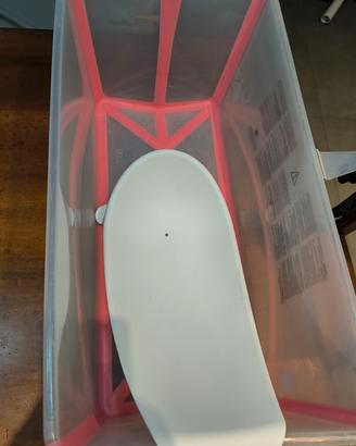 vaschetta Stokke + supporto bagnetto bebè 