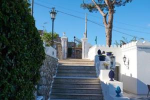 Villa con piscina a capri