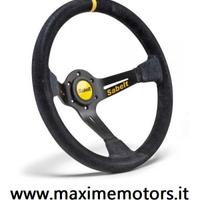 Volante SABELT SW390 calice 9cm scamosciato ABARTH