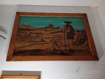 quadro in sughero sardo