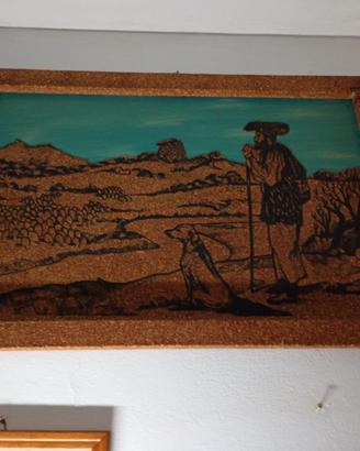 quadro in sughero sardo