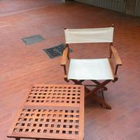 Tavolino e sedia pieghevoli