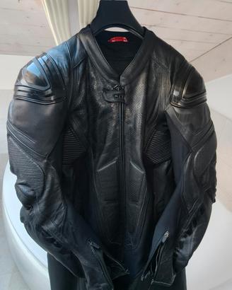 Tuta moto Spyke Aragon race zero nero canguro