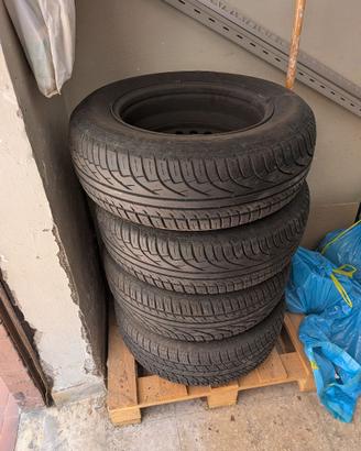 Cerchi ferro originali bmw e34 (Borchie rovinate)