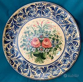 Piatto ceramica Biagioli di Gubbio