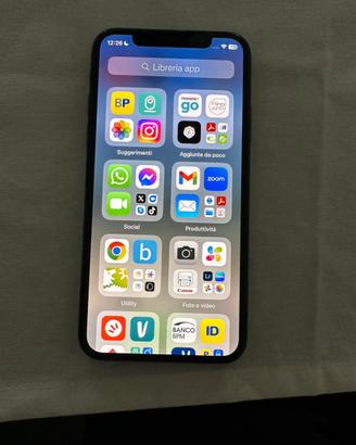 I phone x 256giga colore nero