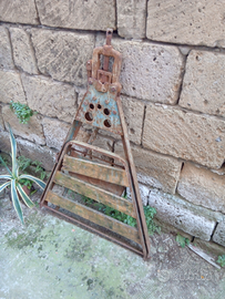 Banco con morsa idraulica