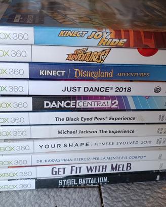 Xbox360 videogiochi per kinect A SCELTA + sconti