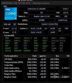 PROCESSORE INTEL I5 13600KF