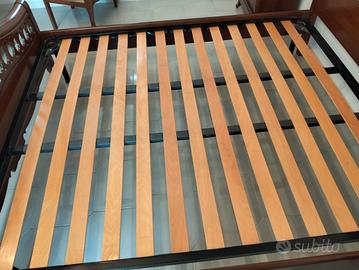 doghe in legno con materasso in Memory 160x190