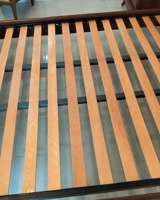 doghe in legno con materasso in Memory 160x190