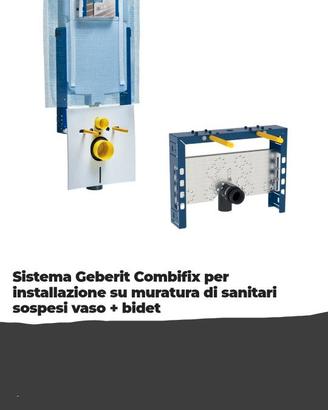 Combifix Geberit wc e bidet