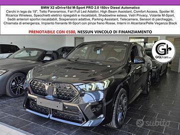 BMW X2 M-Sport PRO Camera Tetto Navi PDC NEW MODEL