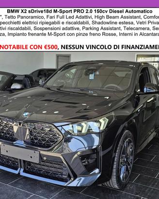 BMW X2 M-Sport PRO Camera Tetto Navi PDC NEW MODEL