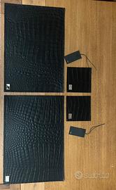 Set Fendi Leather Desk Pad - Luxury Office