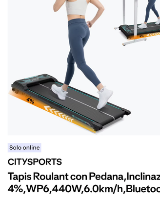 Tapis roulant elettrico