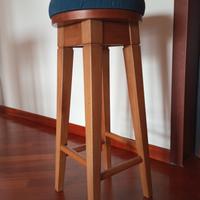 3 sgabelli artigianali ciliegio 