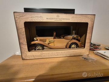 macchinina in legno + grappa mazzetti d'altavilla