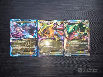 Lotto carte pokemon ex