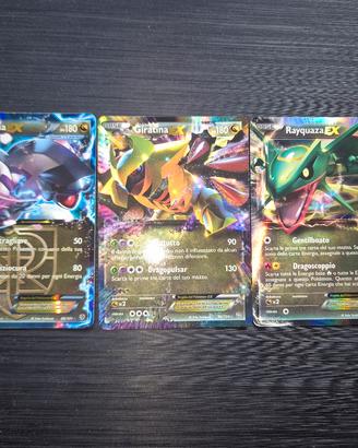 Lotto carte pokemon ex