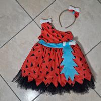 Ciottolina Flintstone vestito Carnevale
