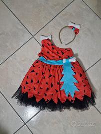Ciottolina Flintstone vestito Carnevale