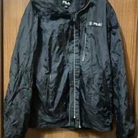 Giacca anti vento Fila blu uomo S/M cappuccio