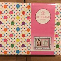 Beltrami Cornice Argento Nascita Bimba con Impront