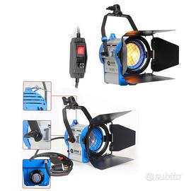 Lotto Set fresnel 2x650w 2x300w + lampadine nuove