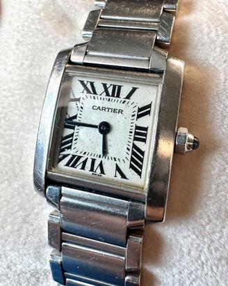 Cartier Tank Française ref. 2300 – acciaio 