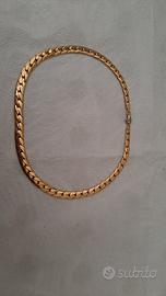 Collana placcata oro vintage anni 80