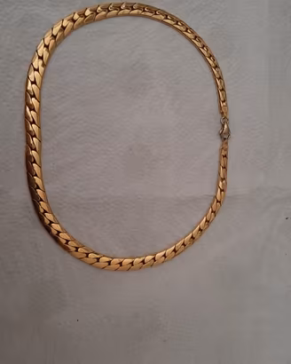 Collana placcata oro vintage anni 80