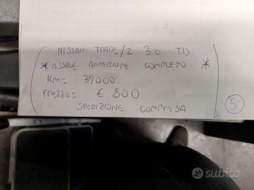 ASSALE ANTERIORE COMPLETO NISSAN TRADE 2 3.0 TD