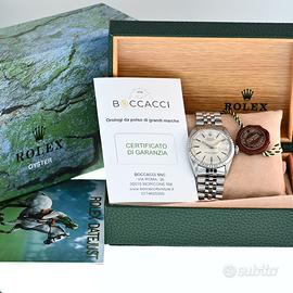 Rolex datejust ref: 1603 garanzia valida 1 anno