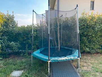 Trampolino elastico Decathlon Exagon diam. 240 cm