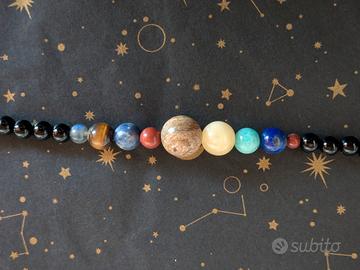 Bracciale "pianeti" pietre dure e argento 925