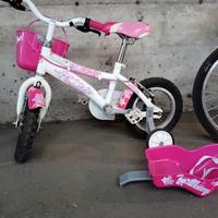 bici bimba 3/4 anni con rotelle