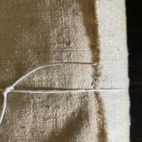 Canapa tessuto a mano a telaio
