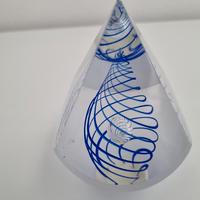 fermacarte vetro piramide