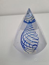 fermacarte vetro piramide