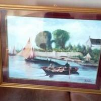 Quadro olio su tela Pasquale Vitagliano 