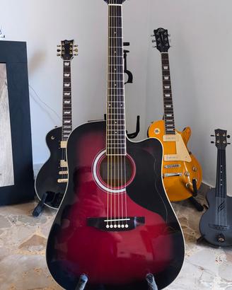 Chitarra elettroacustica Eko +Setup+Regali