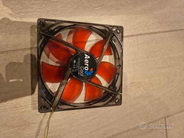 ventola led rosso