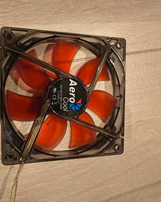 ventola led rosso