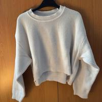 maglione bianco Zara, M