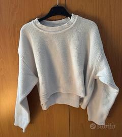 maglione bianco Zara, M