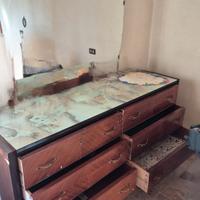 Comò con cassettiera vintage